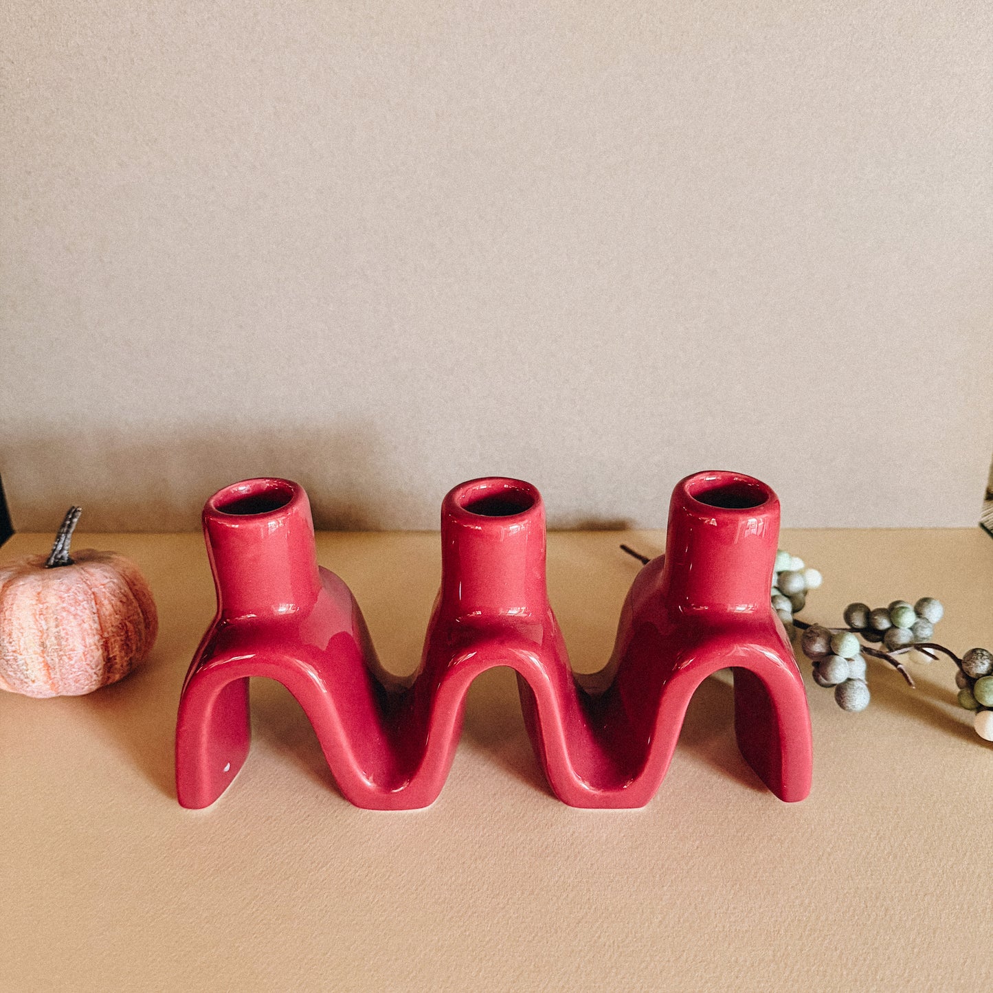 Ceramic Taper Candle Holder