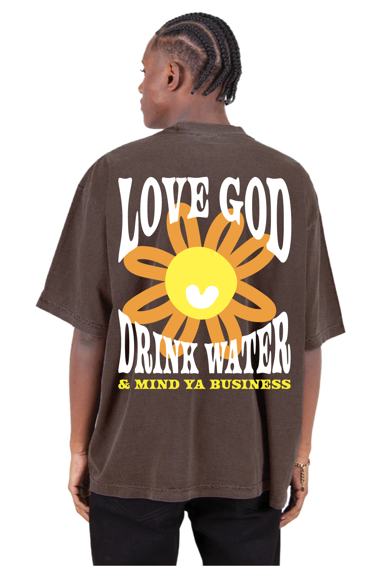 Mind Ya Business Tee (Chocolate))