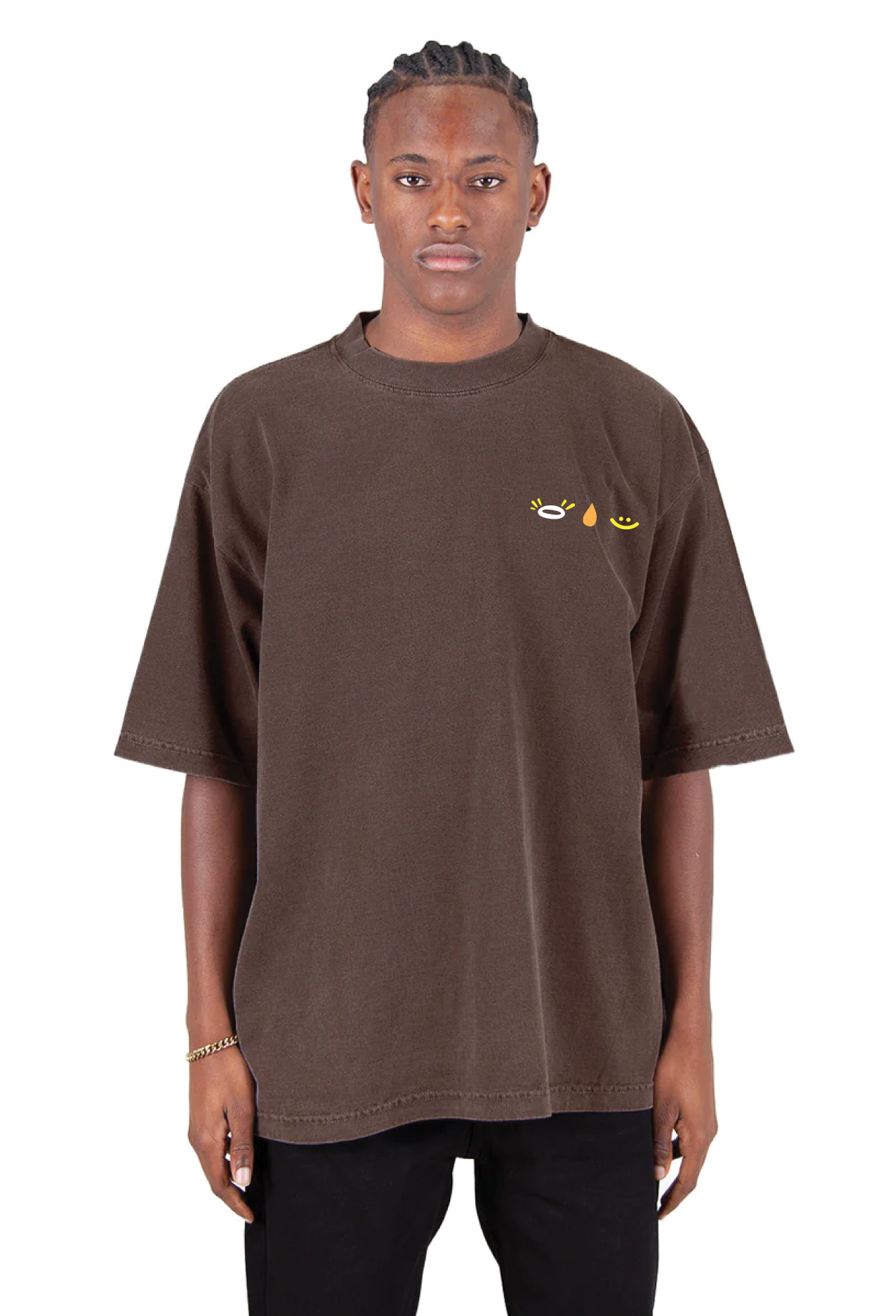Mind Ya Business Tee (Chocolate))